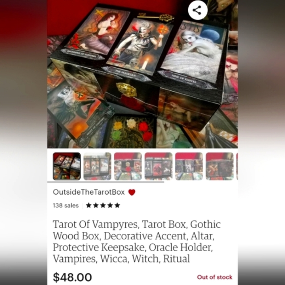 Tarot Box (Handmade) - Picture 8 of 10